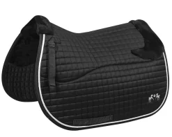 JPC EQUESTRIAN Equine Couture™ Regal All-Purpose Pad with Faux-Mink Fur & Coolmax® Lining- Close Contact Saddle Pads