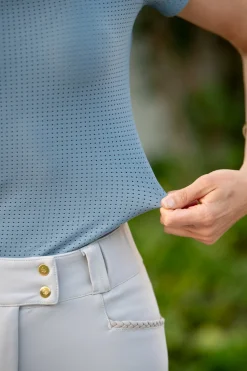 EQUISITE Hallie Short-Sleeve Shirt- Short Sleeve Shirts