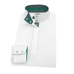 ESSEX CLASSICS Ladies’ Talent Yarn® Straight Collar Long Sleeve Show Shirt- Show Shirts