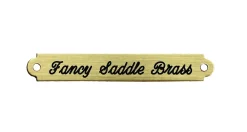 DOVER DROPSHIP Fancy Saddle Nameplate- Nameplates