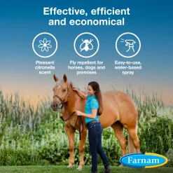 ANIMAL HEALTH INT Farnam® Bronco® E Fly Spray- Fly Control|Fly Repellents