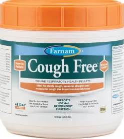 ANIMAL HEALTH INT Farnam® Cough Free® Equine Respiratory Health Pellets- Horse Supplements