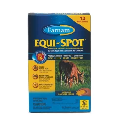 ANIMAL HEALTH INT Farnam® Equi-Spot® Spot-On Fly Control - 12 week- Fly Control|Fly Repellents