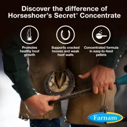 ANIMAL HEALTH INT Farnam® Horseshoer’s Secret® Concentrate Pelleted Hoof Supplement- Horse Supplements