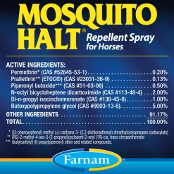 ANIMAL HEALTH INT Farnam® Mosquito Halt Fly Spray- Fly Control|Fly Repellents