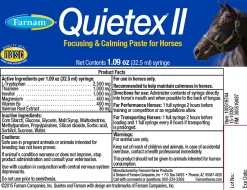 ANIMAL HEALTH INT Farnam® Quietex II™ Focusing & Calming Paste- Horse Supplements