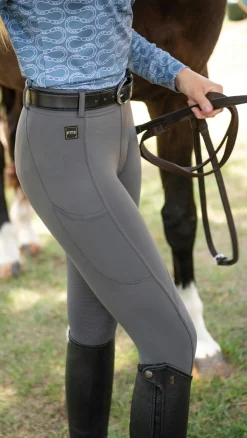 FITS RIDING FITS® Ladies’ Tech Tread Full-Seat Lite Cargo Breech- Full Seat Breeches