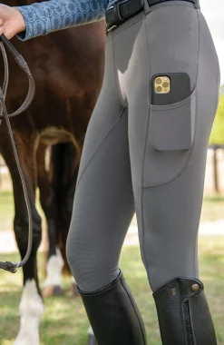 FITS RIDING FITS® Ladies’ Tech Tread Full-Seat Lite Cargo Breech- Full Seat Breeches