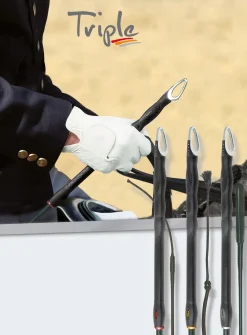 FLECK GMBH CO Fleck® Impuls! Triple Solid Whip- Riding Whips & Crops