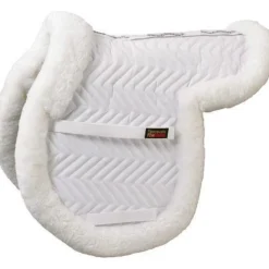 FLEECEWORKS ™ Show Hunter Sheepskin Trim Pad with Perfect Balance Technology- Close Contact Saddle Pads