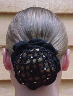 WHINNY WIDGETS Hair Net Bun Cover- Helmet Accessories|Helmet Accessories