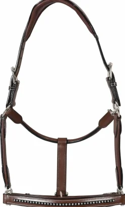 JPC EQUESTRIAN Henri de Rivel Padded Leather Crystal Halter- Halters