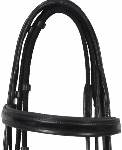JPC EQUESTRIAN Henri de Rivel Piaffe Mono Crown Bridle with Flash Noseband & Patent Leather- English Bridles