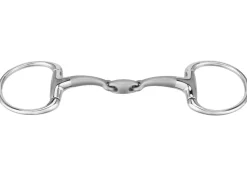 GEM-HERM SPRENGER Herm Sprenger® Satinox Double-Jointed Eggbutt Snaffle Bit with 14mm Mouth- English Horse Bits