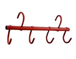 SHILOH STABLES TACK 6-Hook Swivel Tack Bar- Stable Hardware