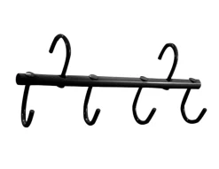 SHILOH STABLES TACK 6-Hook Swivel Tack Bar- Stable Hardware