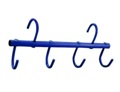 SHILOH STABLES TACK 6-Hook Swivel Tack Bar- Stable Hardware