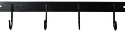 SHILOH STABLES TACK 4-Hook Welded Steel Flat Tack Bar- Stable Hardware