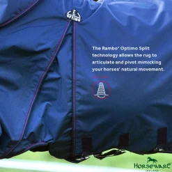 HORSEWARE ® Ireland Rambo® Optimo Turnout Blanket- Turnout Blankets