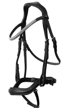 EQUINAVIA Horze Highbury Anatomical Crystal Dressage Bridle- English Bridles
