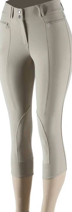 EQUINAVIA Horze Ladies’ Angelina Synthetic Leather Knee-Patch Breech- Full Seat Breeches