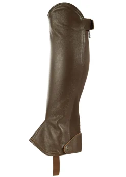 EQUINAVIA Horze Leather Half Chaps with Elastic- Half Chaps