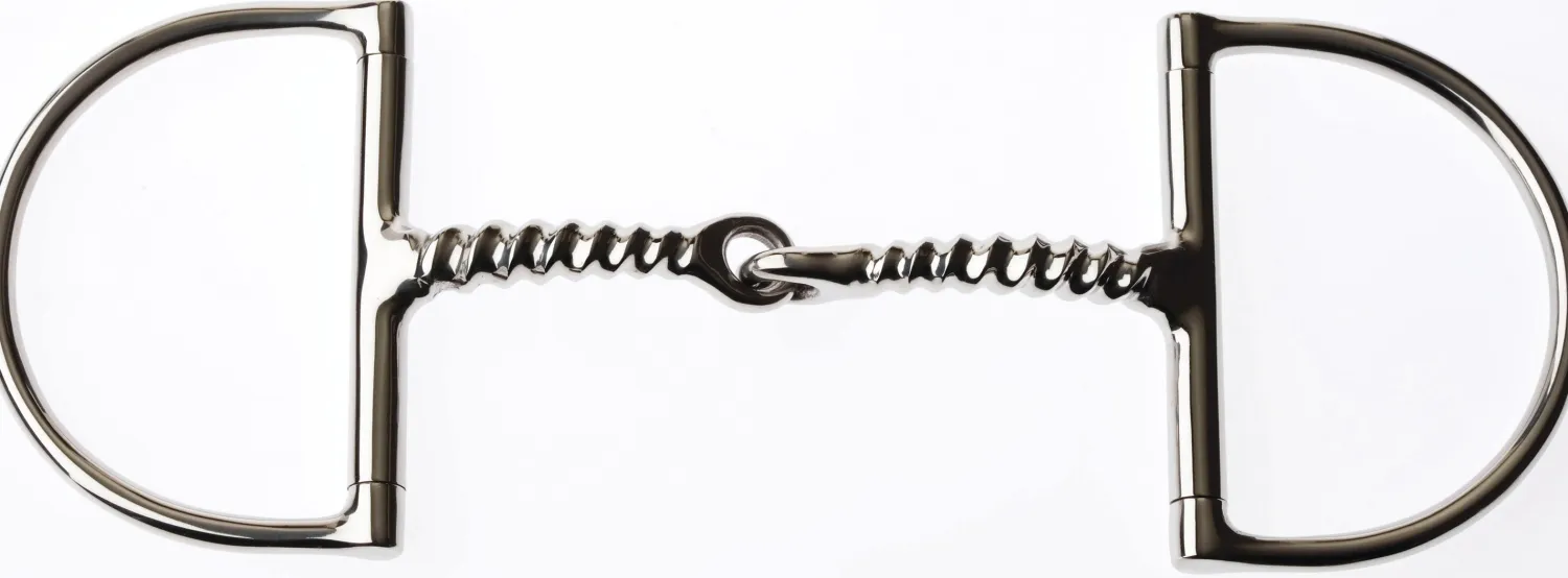 WEATHERBEETA JP by Korsteel® Corkscrew Hunter D-Ring Bit- English Horse Bits