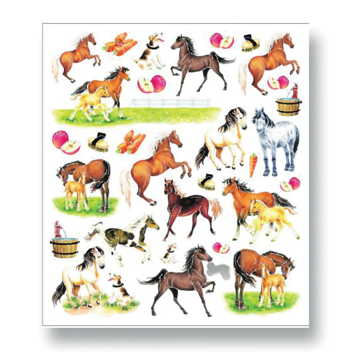 KELLEY AND COMPANY Colorful Horse Stickers-Kids Gifts|Home Décor