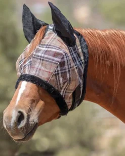 KENSINGTON ™ Signature Fly Mask with Plush Fleece, Ears & Forelock Hole- Fly Control|Fly Masks