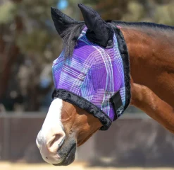 KENSINGTON ™ Signature Fly Mask with Plush Fleece, Ears & Forelock Hole- Fly Control|Fly Masks