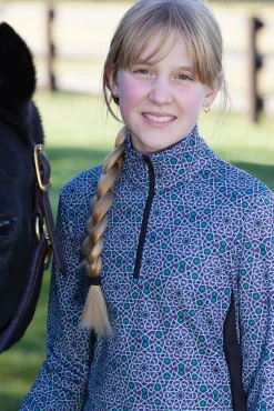 KERRITS ® Kids’ Rail Side Quarter-Zip Tech Top-Kids Kids' Casual Riding Clothes