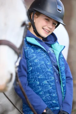 KERRITS ® Kids' Ride The Wind Reversible Quilted Vest-Kids Kids' Outerwear|Kids' Casual Riding Clothes