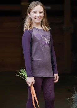 KERRITS ® Kids’ Round Up Base Layer Top-Kids Kids' Casual Riding Clothes