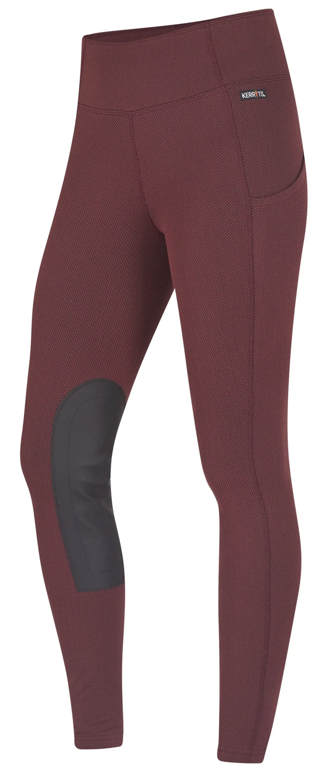KERRITS ® Ladies’ Fleece Lite II Knee-Patch Tight- Winter Breeches