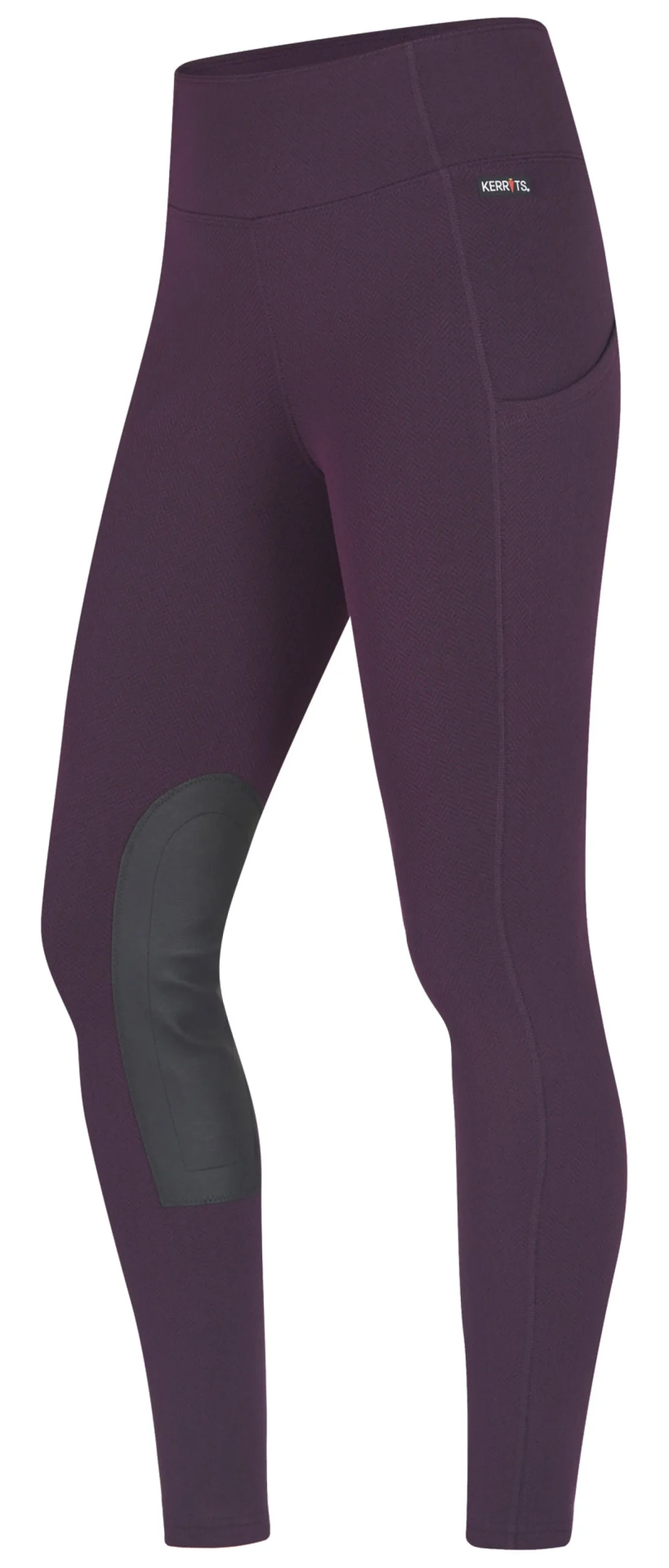KERRITS ® Ladies’ Fleece Lite II Knee-Patch Tight- Winter Breeches