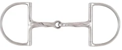WEATHERBEETA Korsteel® Slow Twist Hunter D-Ring Bit- English Horse Bits