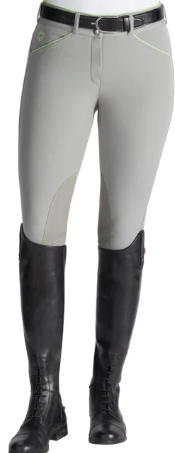 SUPERHOUSE Ladies’ Wellesley Classic Piped Knee-Patch Breech- Knee Patch Breeches