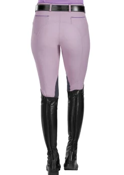SUPERHOUSE Ladies’ Wellesley Piped Knee-Patch Breech- Knee Patch Breeches