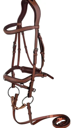 JPC EQUESTRIAN Laureate by Henri de Rivel Anatomic Bridle with Rubber-Lined Reins- English Bridles
