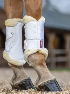 HORSE HEALTH TRADE LeMieux® Fleece-Lined Mesh Brushing Boots- Horse Boots