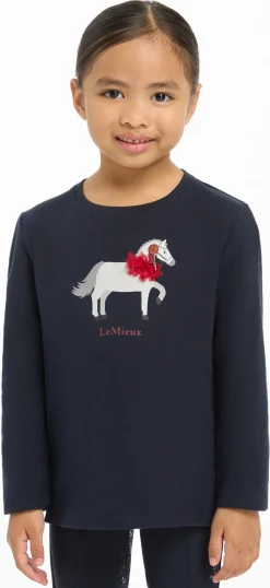 HORSE HEALTH TRADE LeMieux® Kids’ Mini Jessie Long Sleeve Top-Kids Kids' Casual Riding Clothes