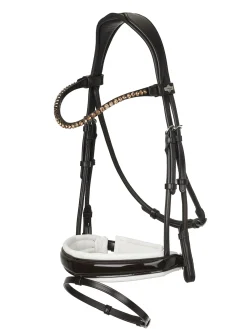 HORSE HEALTH TRADE LeMieux® Kudos Patent Leather Dressage Bridle- English Bridles