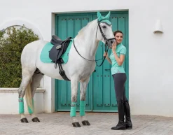 HORSE HEALTH TRADE LeMieux® Suede Dressage Square Pad- Close Contact Saddle Pads|Dressage Pads