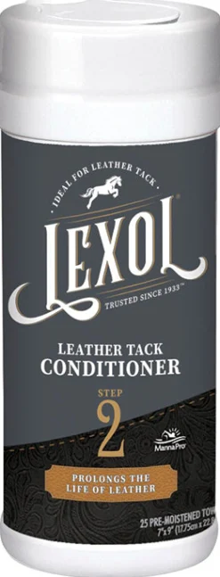 ANIMAL HEALTH INT Lexol® Leather Conditioner Wipes- Saddle Covers & Leather Care
