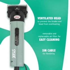 LISTER SHEARING EQUIPMENT Lister Star Clipper 1-Speed A2F/AC (Fine) Blade- Clippers, Blades, & Accessories