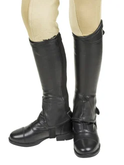JPC EQUESTRIAN Léttia® Children’s London Leather Half Chaps-Kids Half Chaps|Kids' Half Chaps