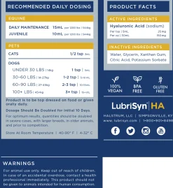 ANIMAL HEALTH INT LubriSyn HA Joint Formula- Horse Supplements