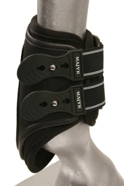 MAJYK EQUIPE ® Leather Hind Boots with Removable Impact Liners (Snap Closure)- Horse Boots