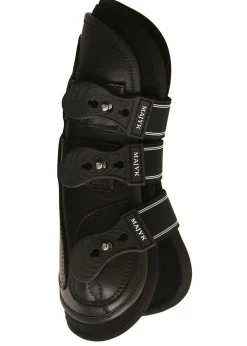 MAJYK EQUIPE ® Leather Jump Boots with Removable Impact Liners (Snap Closure)- Horse Boots