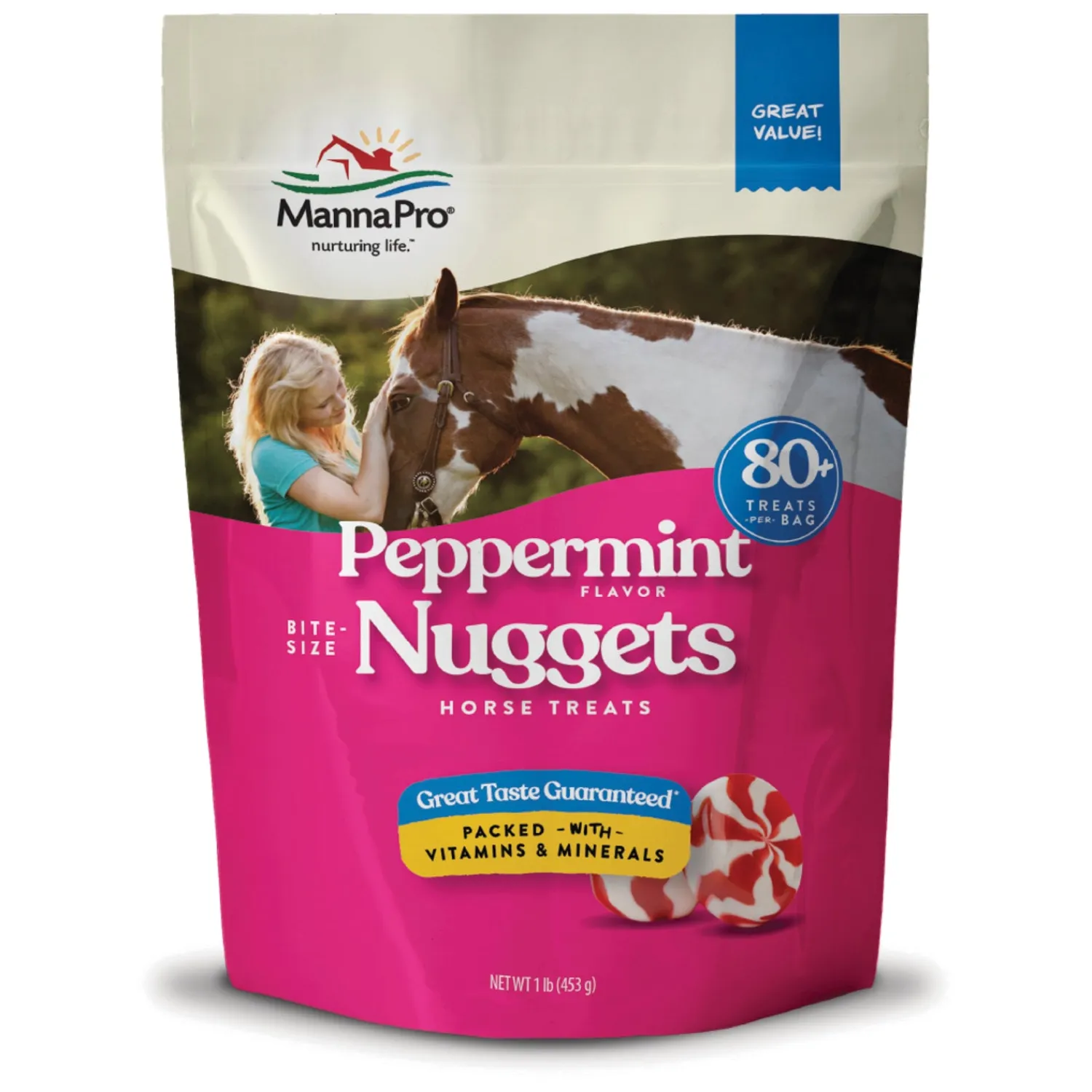 ANIMAL HEALTH INT Manna Pro® Bite-Size Nuggets- Horse Treats|Horse Treats